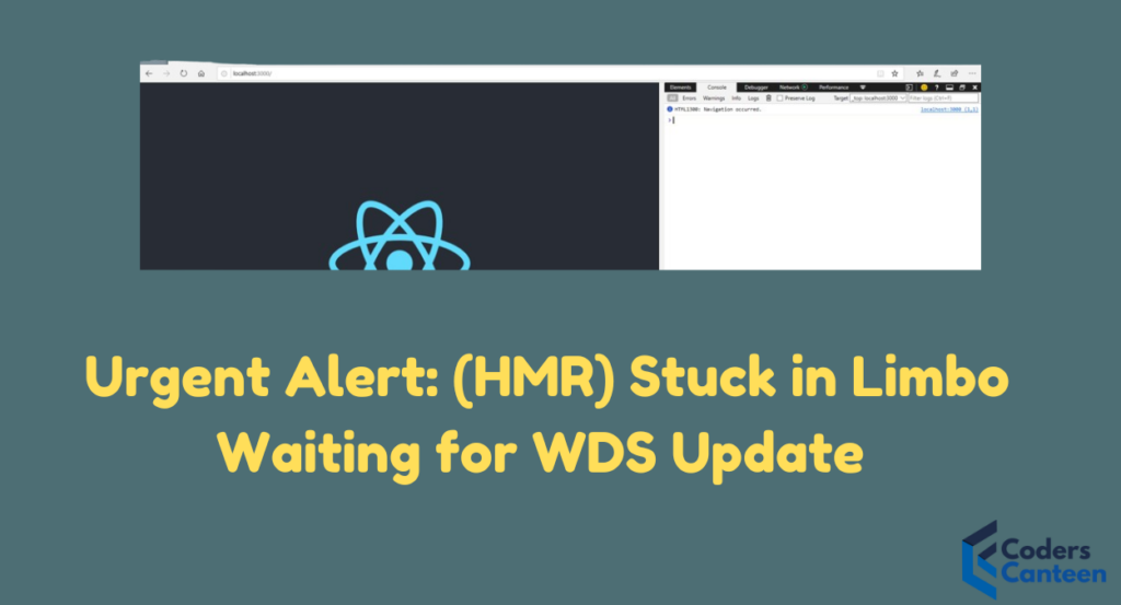 Urgent Alert: (HMR) Stuck in Limbo Waiting for WDS Update 