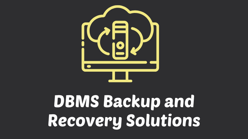 DBMS Backup and Recovery Solutions